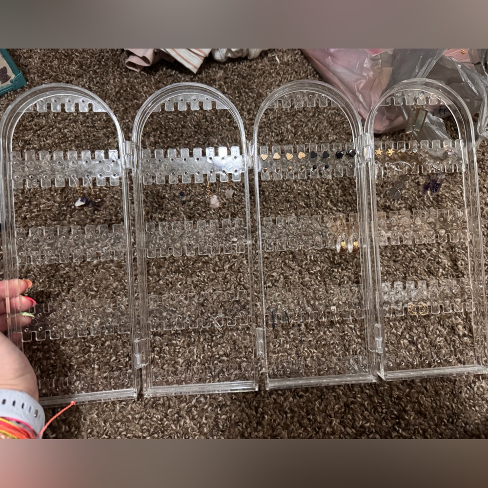 Clear Acrylic Jewelry Organizer